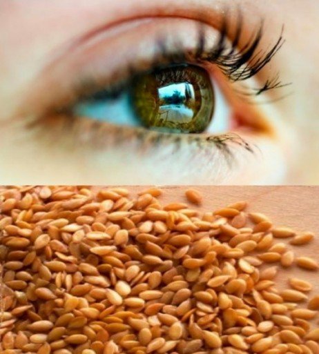 O ômega 3 da linhaça ajuda na lubrificação dos olhos! Olhos secos e óleo de linhaça