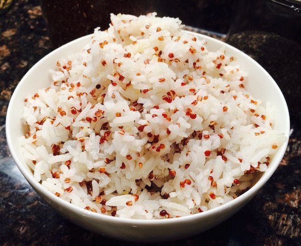 Quinoa com arroz