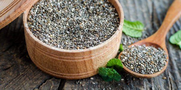 Controle de peso com chia